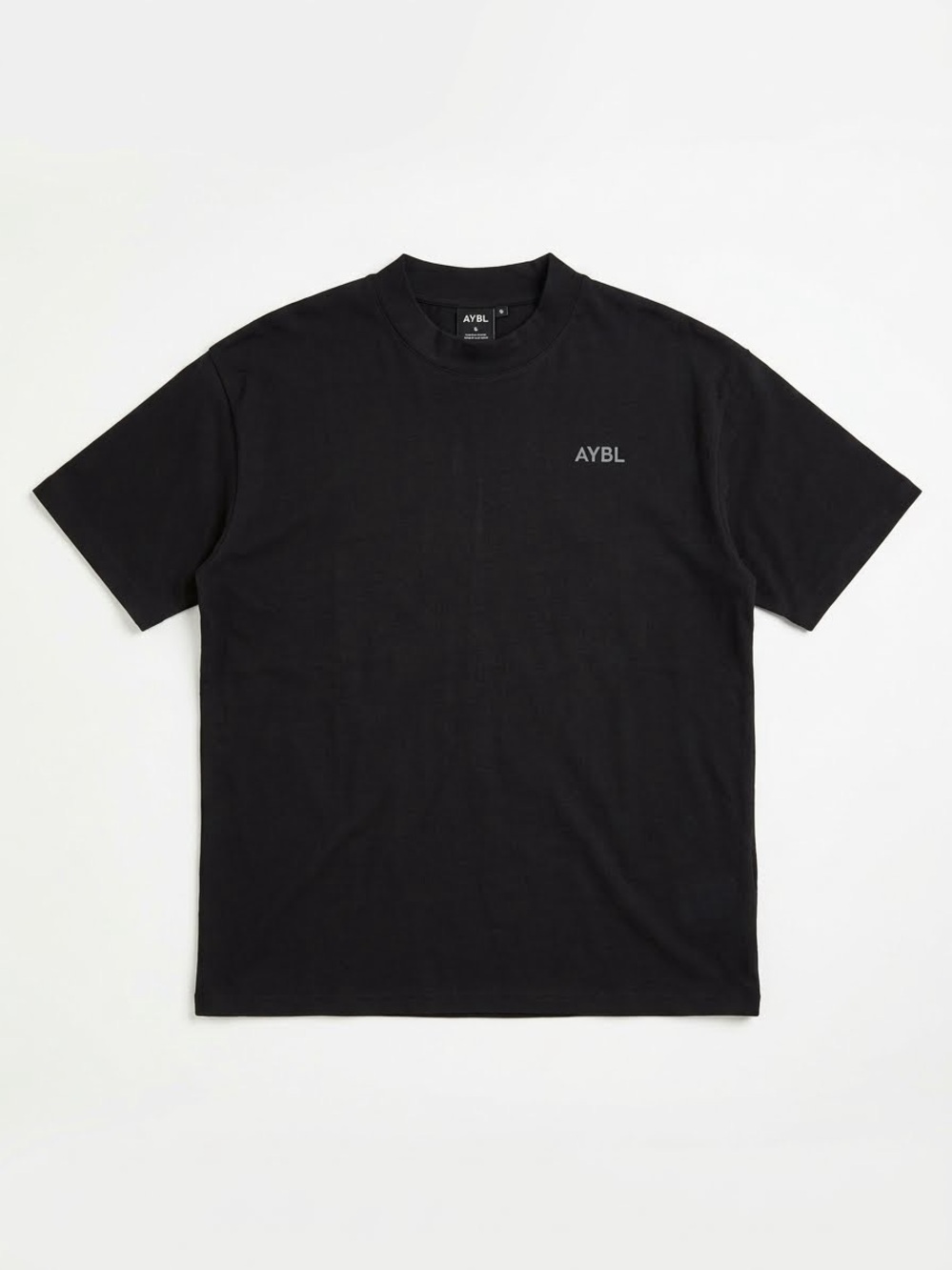 AYBL Black Short Sleeve Crewneck Tee